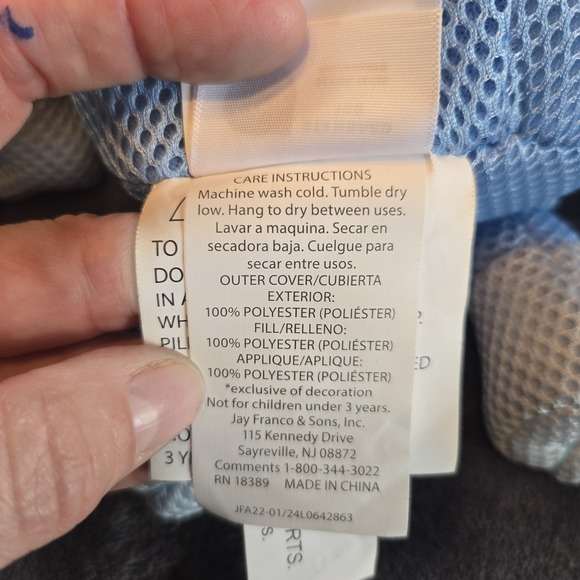 Bath Time Bluey 13" Bath Buddy Plush Quick Dry Materiel - Picture 6 of 8